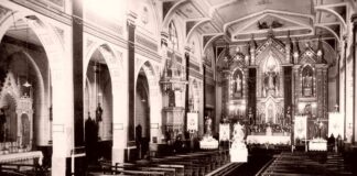 Fotos con historia: la nave principal de la Iglesia Catedral