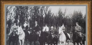 Fotos con historia: la familia West en un paseo campestre