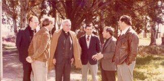 La visita del cardenal Pironio