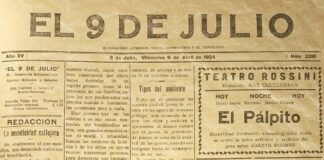 Por un siglo atrás, en 9 de Julio
