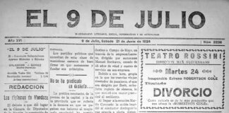 Por un siglo atrás, en 9 de Julio