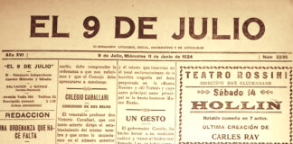 Por un siglo atrás, en 9 de Julio